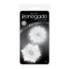 Изображение Эрекционные кольца Renegade spike rings (0127) прозрачные