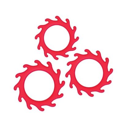 Изображение Эрекционные кольца Renegade (1107) красные