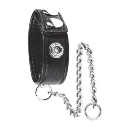 Attēls Erekcijas gredzens Snap cock ring with 12 leash (1107)