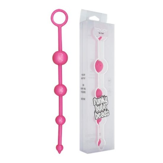 Изображение Анальные шарики Funky butt beads (1229) розовые