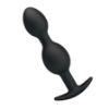 Attēls Anālās bumbiņas Silicone anal balls (1220) melnas