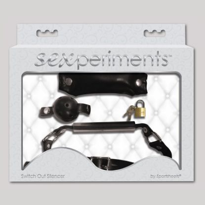 Attēls Komplekts Sexperiments. Swith out silencer (0415) fettish-set