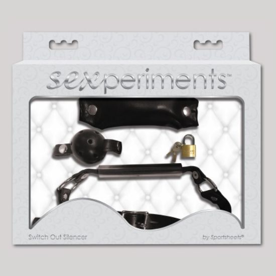 Picture of Komplekts Sexperiments. Swith out silencer (0415) fettish-set
