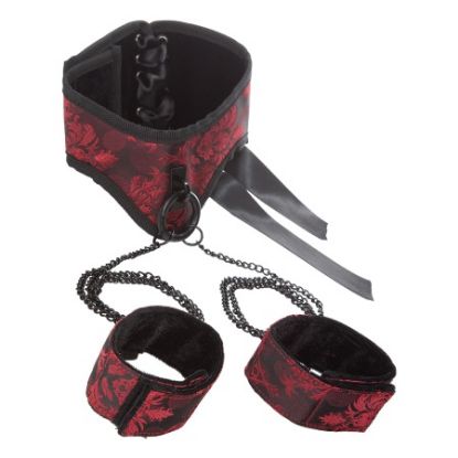 Attēls Siksnas Posture collar with cuffs (0836) Scandal