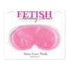Attēls Maska Fetish fantasy series (0906) satin love mask rozā