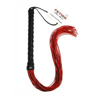 Attēls Pletne Leather cord flogger (1412)
