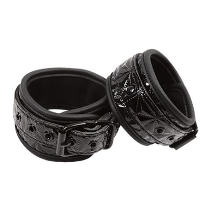 Attēls Kājudzelži Sinful black ankle cuffs (1412)
