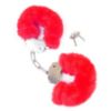 Изображение Наручники с мягкой отделкой Furry cuffs (0939) красные