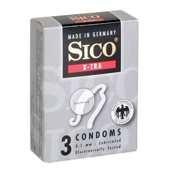 Attēls Sico x-tra (0541) prezervatīvi