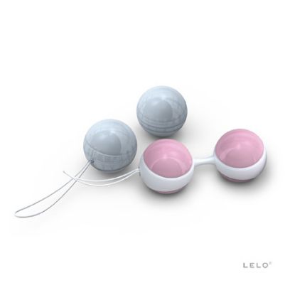 Изображение Вагинальные шарики LELO Luna Beads mini (0108) pink gray розовые серые