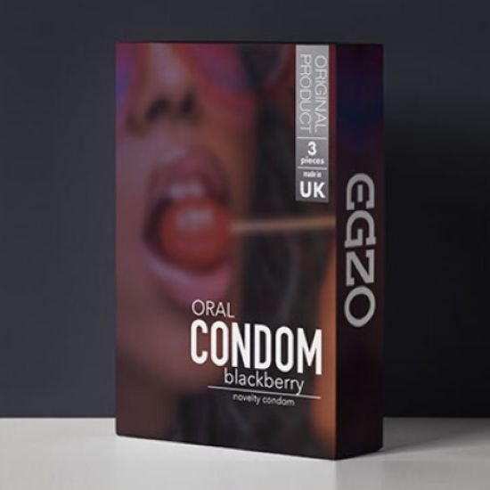 Изображение Презервативы Egzo oral condom (0580) blackberry