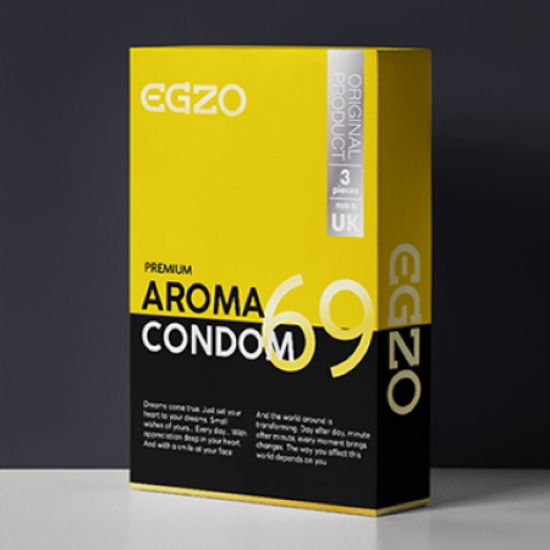 Picture of Condoms Egzo premium aroma 69 condom (0580)