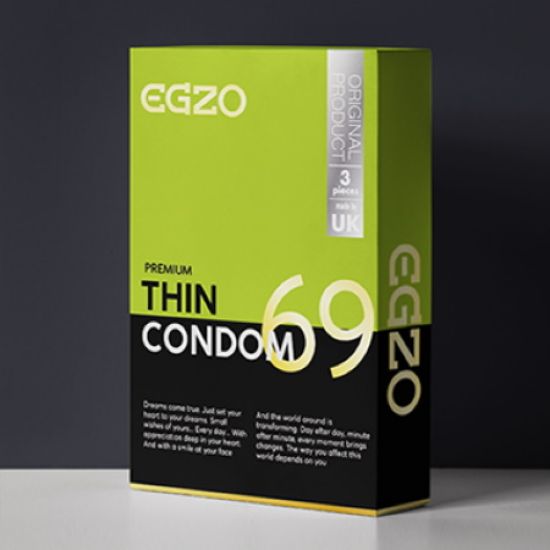 Attēls Prezervatīvi Egzo premium thin 69 condom (0580)