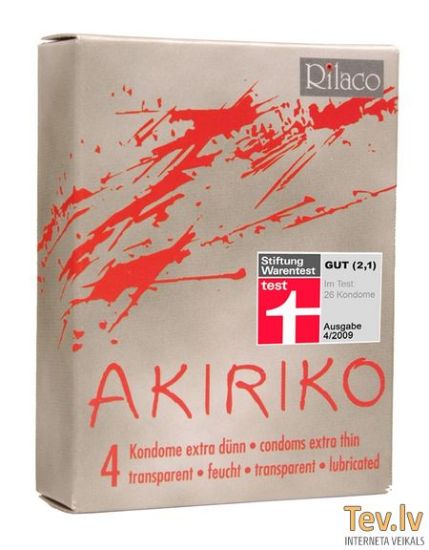 Attēls Prezervatīvi Rilaco Akiriko Thin (0580)