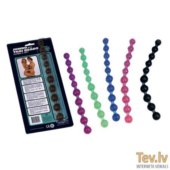 Attēls Anālās bumbiņas Jumbo Thai Beads (1204) Anālās bumbiņas