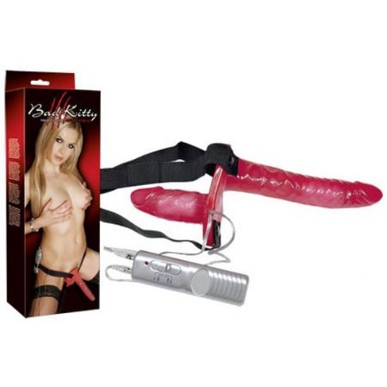Attēls Bad Kitty (0437) Double strap-on vibro