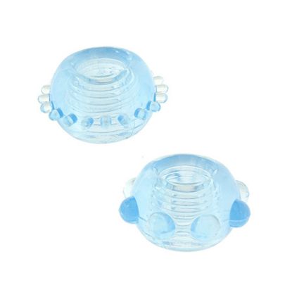 Attēls Erekcijas gredzeni ToyJoy Power Strech Rings (0435) zilie