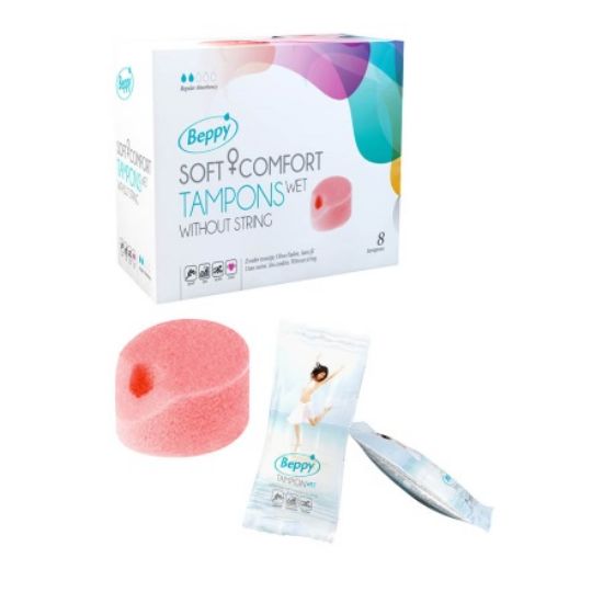 Attēls Oriģinālie mīkstie tamponi (0802) Beppy Soft comfort tampons without string