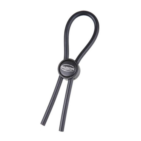 Attēls Erekcijas gredzens Malesation adjustable cock ring (0447) melns
