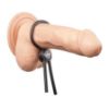 Attēls Erekcijas gredzens Malesation adjustable cock ring (0447) melns