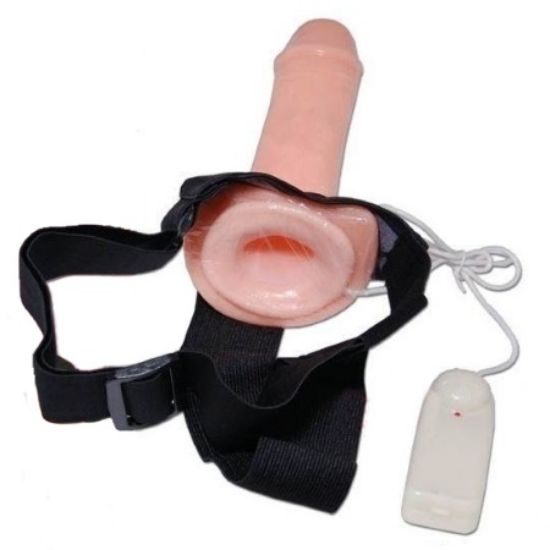 Attēls Falls Ultra jelly harness (0464) with vibrator