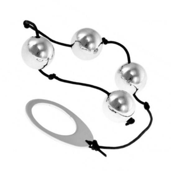 Attēls Anālās bumbiņas Heavy metal (0424) Anal beads v2