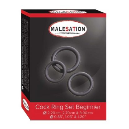 Attēls Erekcijas gredzens Malesation cock set beginner (0131)