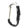 Attēls Pletne Fetish metal butt leather flogger (1412) v1