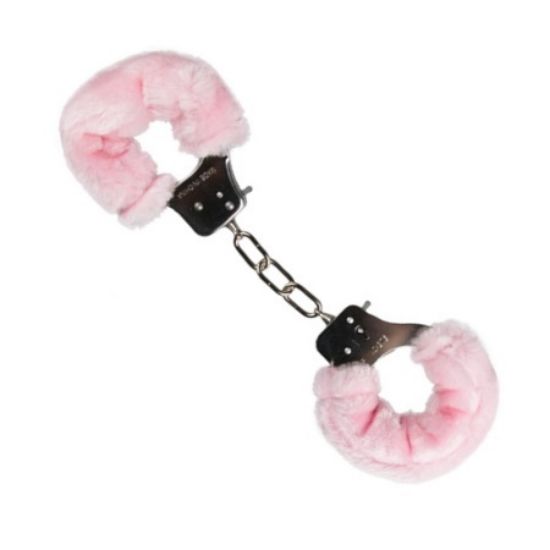Attēls Rokudzelži ar pūkainu apdari Furry handcuffs (0939) rozā