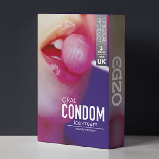 Attēls Prezervatīvi Egzo oral condom (0580) ice cream