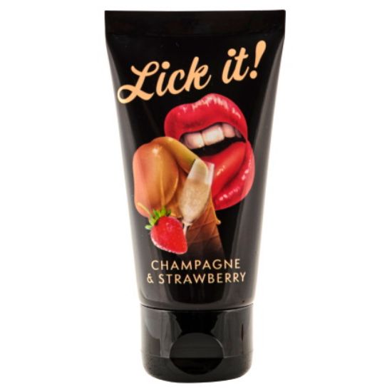 Attēls Lick it - ar šampanieša un zemeņu aromātu un garšu (0814) 100ml