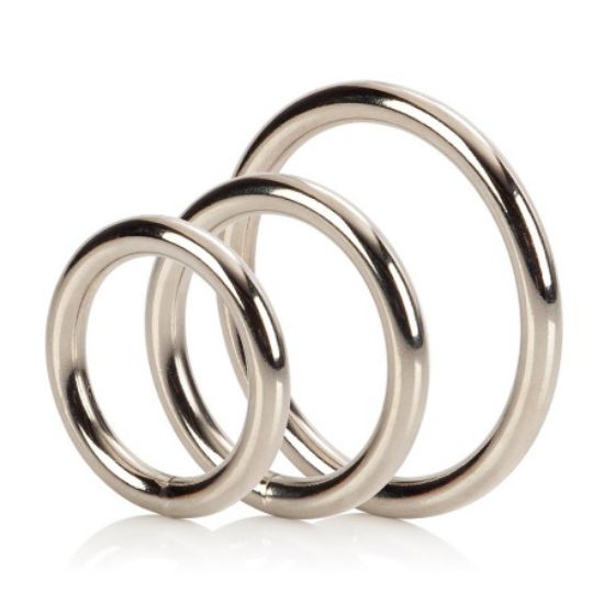 Attēls Erekcijas gredzeni Silver ring set (1107)