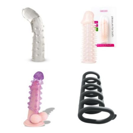 Picture for category Penis or vibrator attachments and sleeves