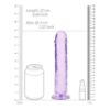 Dildo RealRock 8 Crystal clear