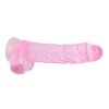 Attēls Dildo RealRock 9 (0283) Crystal clear rozā