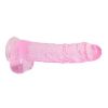 Attēls Dildo RealRock 9 (0283) Crystal clear rozā