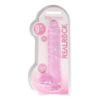 Attēls Dildo RealRock 9 (0283) Crystal clear rozā