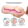 Attēls Vagīna Realistic Crazy bull (0476) vagina masturbator 3d with vibro egg