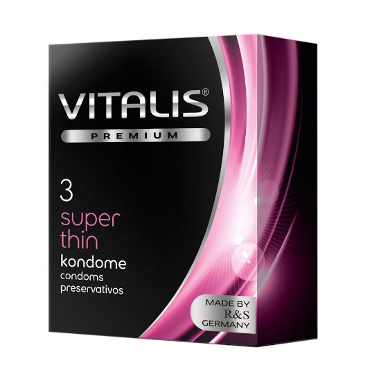 Attēls Prezervatīvi Vitalis premium (0540) super thin