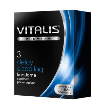 Изображение Презервативы Vitalis premium (0540) delay & cooling