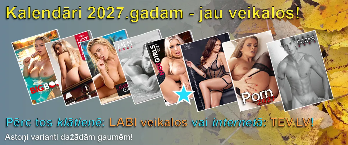 Seksīgi kalendāri 2027. gadam - jau veikalos!